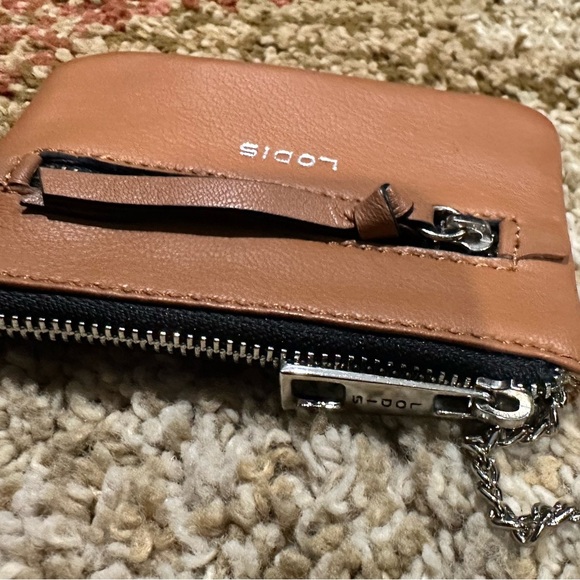 LODIS Luxury 1965 Ellie Series Leather Card & Coin Wallet Keychain NWOT - Picture 4 of 16